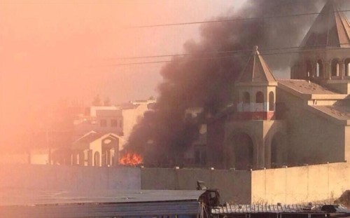 هجوم على كنيسة عراقية