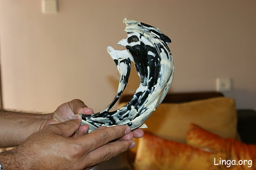 رموز للشعوذه داخل تمثال للقديسة مريم في الناصرة