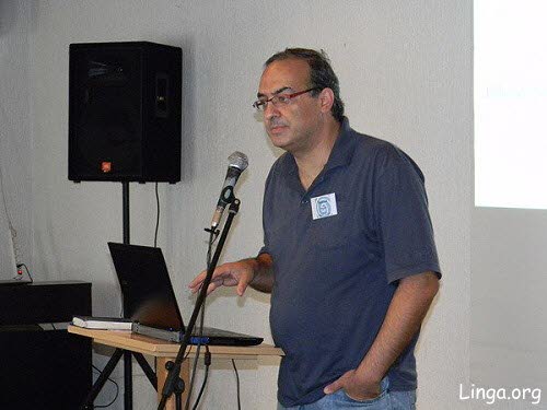 بطرس منصور في مؤتمر في كرواتيا