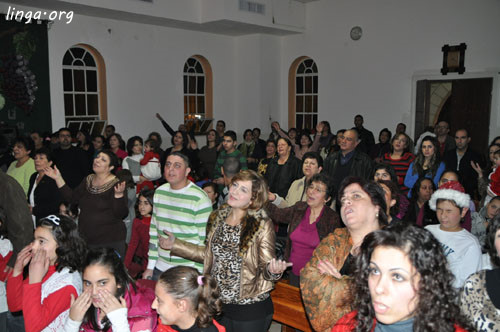 كنيسة الناصري بالناصرة تحتفل بالميلاد