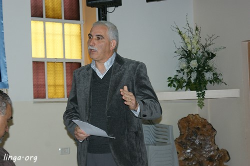 The Ministers monthly breakfast fellowship in the Nazarene Church in Nazareth