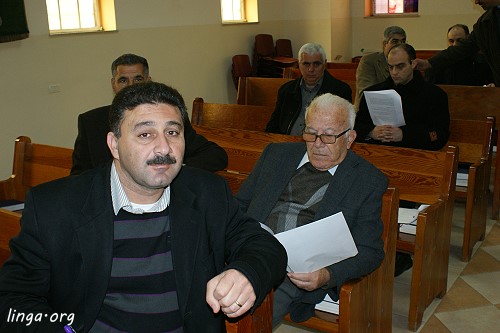 The Ministers monthly breakfast fellowship in the Nazarene Church in Nazareth