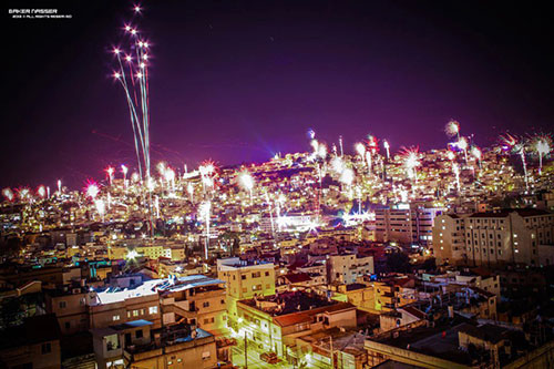 الناصرة تحتفل برأس السنة 2013