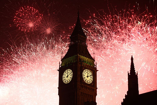 لندن تحتفل برأس السنة 2013