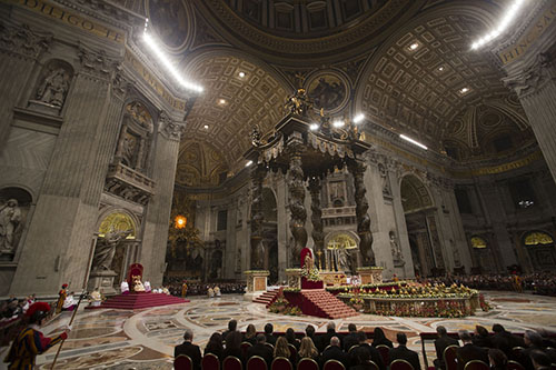 الفاتيكان يحتفل برأس السنة 2013