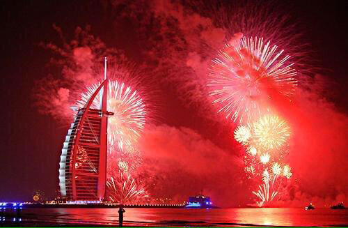 احتفالات راس السنة في دبي 2015