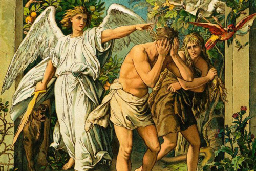 طرد ادم وحواء من الجنة