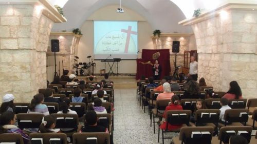 اطفال كنيسة كفر ياسيف يحتفلون بالفصح المجيد