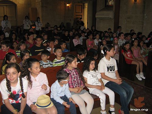 احتفال الفصح لاولاد مدرسة الاحد في كنيسة كفر ياسيف الاسقفية