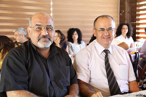 القاضي جميل ناصر والقس اشرف ابيشاي