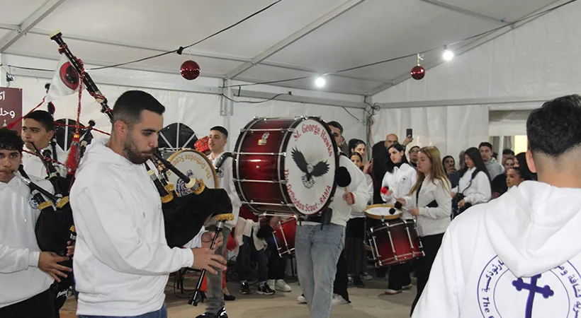 خدمة معمودية - كنيستا الرامة والبعنة الإنجيليتان تحتفلان بخدمة تعميد في نهر الأردن