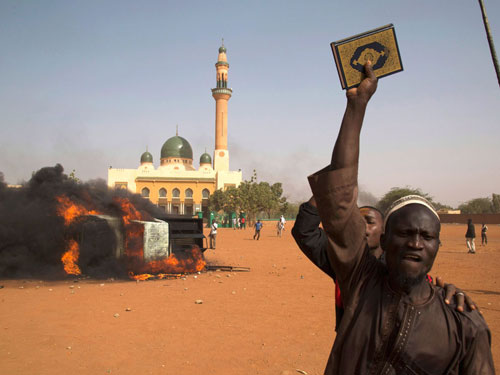 مظاهرات في النيجر ضد شارلي ابدو