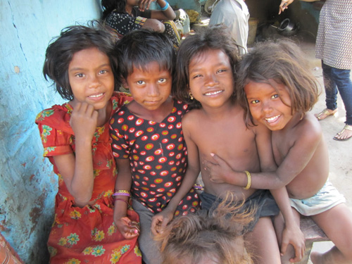 عائلة فقيرة في الهند