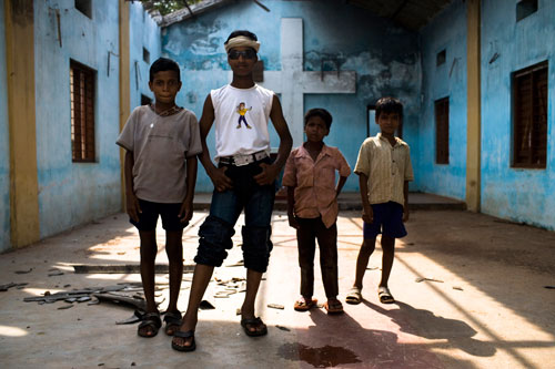 اطفال مسيحيون في كنيسة هندية / صورة توضيحية