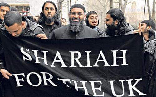 مسلمون يريدون تطبيق الشريعة في بريطانيا