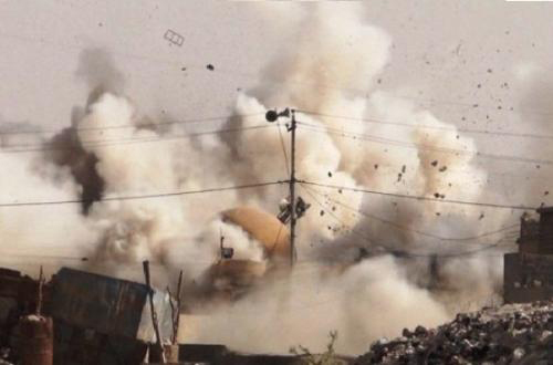 تفجير دير الشهيدين في الموصل على يد داعش