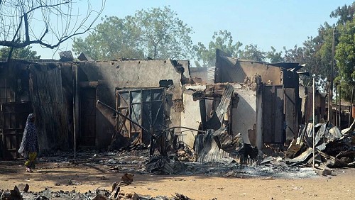 قرى دمرتها بوكو حرام الاسلامية