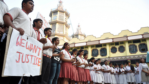 مظاهرة في الهند ضد جرائم الاغتصاب