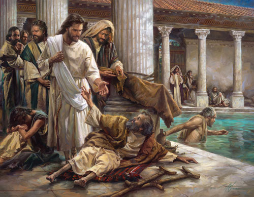 يسوع يشفي المرضى