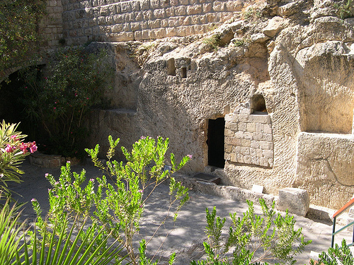 قبر المسيح الفارغ في بستان القبر في القدس