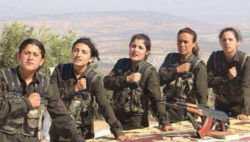 مقاتلات كرديات