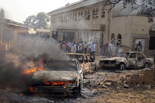 الاسلاميون يفجرون الكنائس المسيحية في نيجيريا