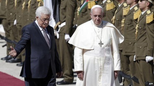 عباس يستقبل بابا الفاتيكان