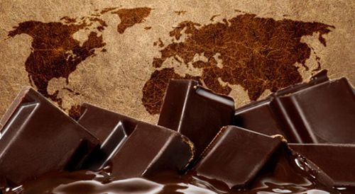 العالم والشوكولاتة