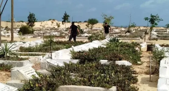 بسبب الحرب في غزة: مسيحيون يُدفنون في مقابر اسلامية