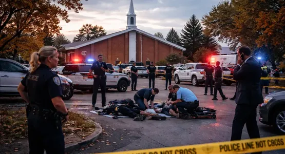 إطلاق نار قرب كنيسة في الولايات المتحدة: قتيلان وجرحى خلال جنازة