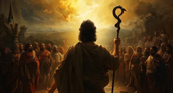 ناموس موسى، الحيَّة النحاسية ونعمة يسوع‎