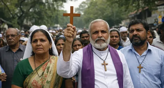 مسيحيون في الهند يحتجون على قانون جديد لمكافحة التحول الديني