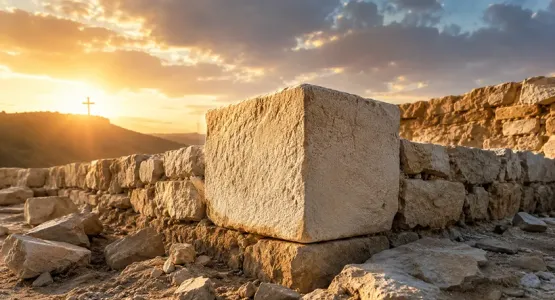 حجر الزاوية بين بطرس والمسيح
