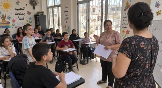مدرسة العائلة المقدسة في غزة تعيد فتح أبوابها أمام ألف طالب