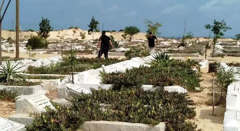 بسبب الحرب في غزة: مسيحيون يُدفنون في مقابر اسلامية