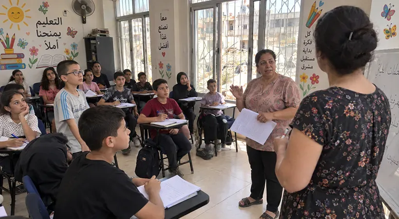 مدرسة العائلة المقدسة في غزة تعيد فتح أبوابها أمام ألف طالب